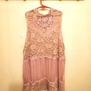 Lace tank top